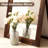 Arched Full Length Mirror With Stand，68x24 Inch Floor Standing Wood Frame Full-length Mirror ,for Bedroom ,cloakroom ,entryway . Tall, Coffee Brown-1866995195-1866995194