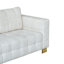 Canapé à assise profonde en chenille beige à 3 places avec accoudoirs larges et pieds carrés en acier inoxydable brossé pour salon CF-P54-BE SOFA-1099790488