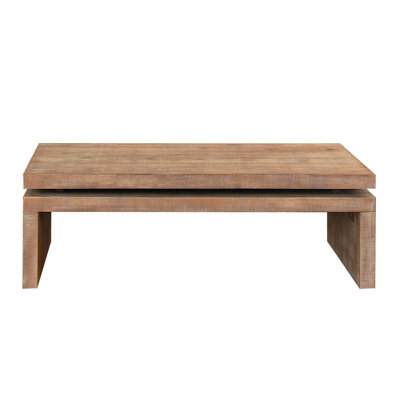 Natural Wood Living Room Furniture, 47.6"l * 23.6"w 16.3"h, Rectangular, Rustic Finish, Powder Coated Versatile Coffee Table, X With Distressed Finish And Open Storage