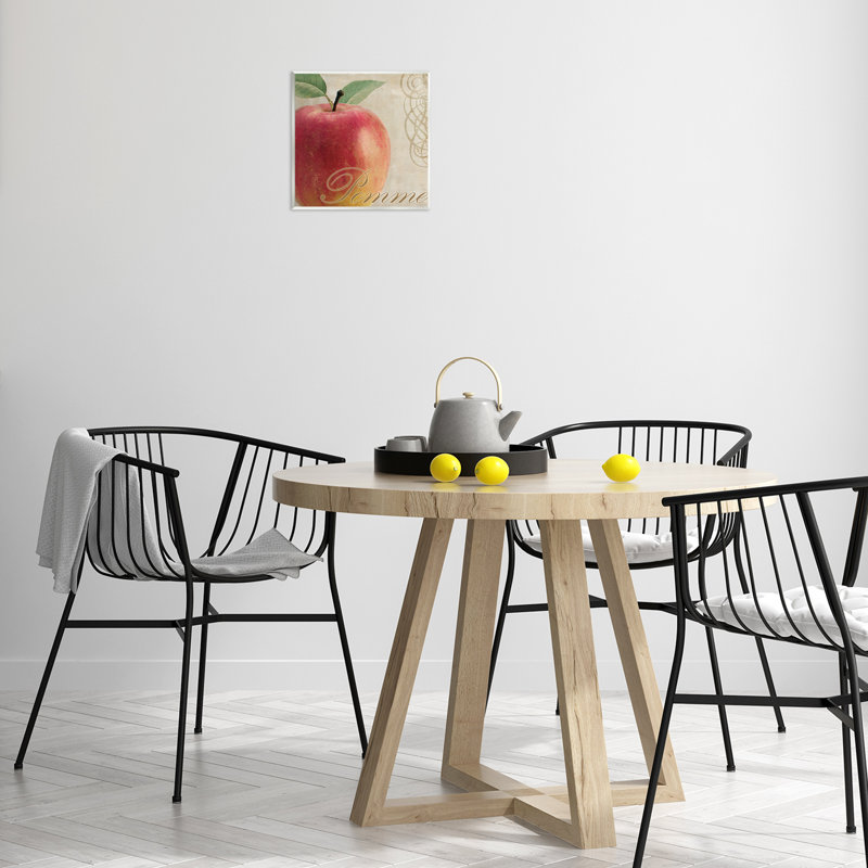 Art rétro sur plaque de pomme française par Sasha