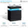 Bhhatu High Gloss Led Nightstand With Charging Station