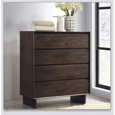 Commode 4 tiroirs Hemlock Brown