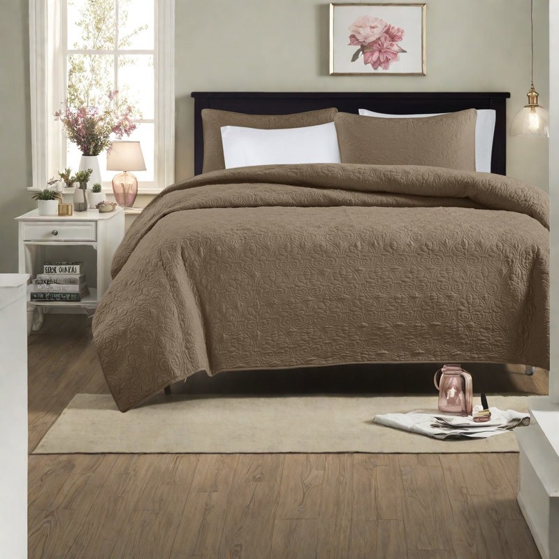 Ensembles de literie en coton confortables, conception réversible, chambre à coucher confortable