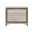 Table de chevet blanche Star