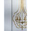 Lustre à 4 lumières en métal, luminaire suspendu avec chaîne réglable pour le vestibule de la salle à manger de la cuisine, ampoule non incluse
