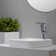 Elavo Ceramic Square Drop-In Bathroom Sink with Overflow