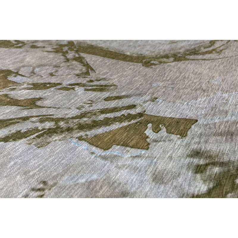 Ery Washable Abstract Indoor Rug, Rectangle 2' x 4'