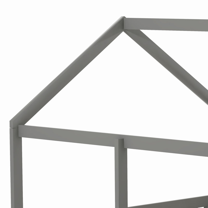 Lit simple Schwabe par Isabelle & Max, gris