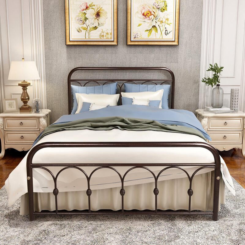 Darby Home Co Karole 43.31'' Steel Bed Frame & Reviews | Wayfair