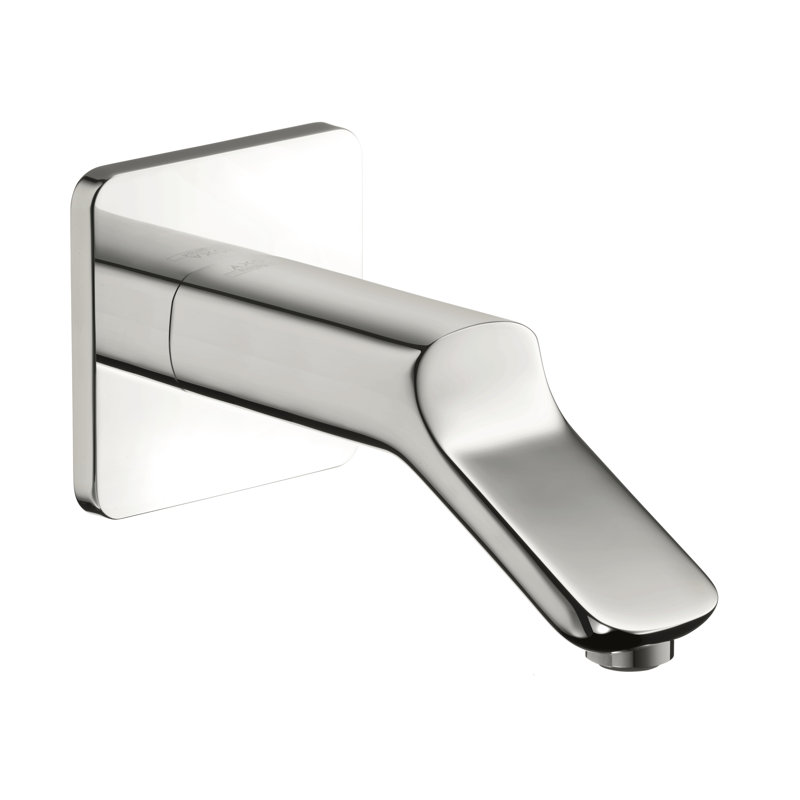 Modern Chrome Wall Mounted Tub Spout