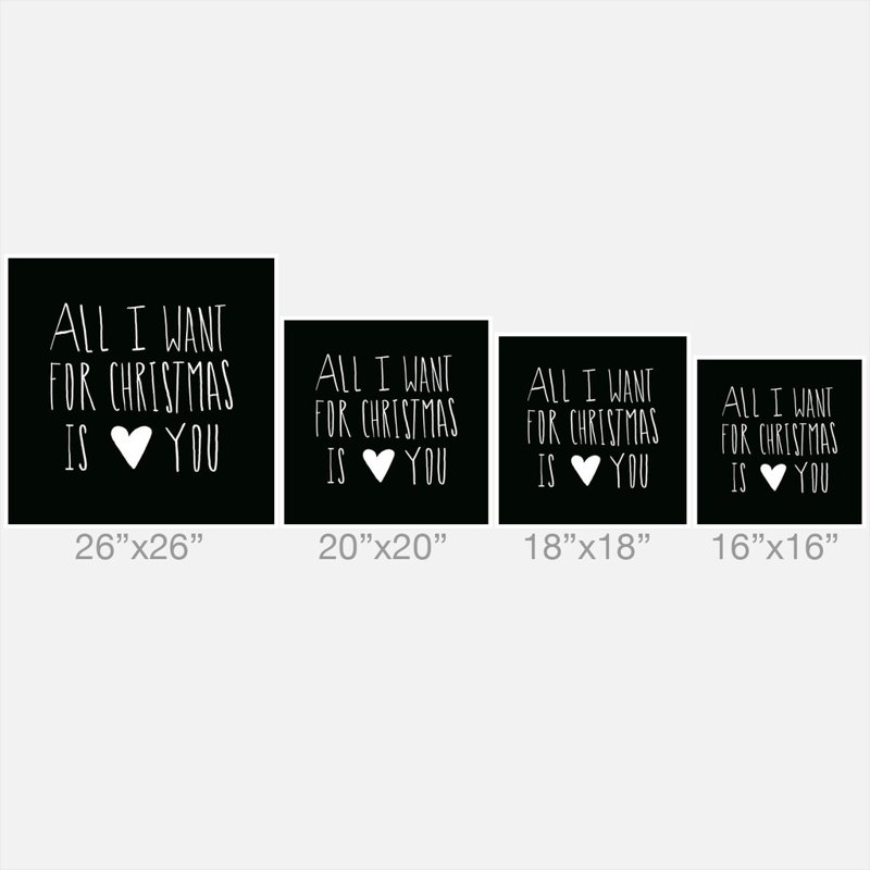 All I Want For Christmas is You Indoor/Outdoor Throw Pillow