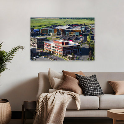 Vue à angle élevé d'une ville, Park City, Utah, États-Unis, architecture contemporaine, art mural