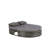 Outdoor Patio Daybed with Adjustable Backrests, Foldable Cup Trays, Ergonomic Wave Design, High-Density Cushions, and Weather-Resistant Galvanized Steel Frame.-129594952
