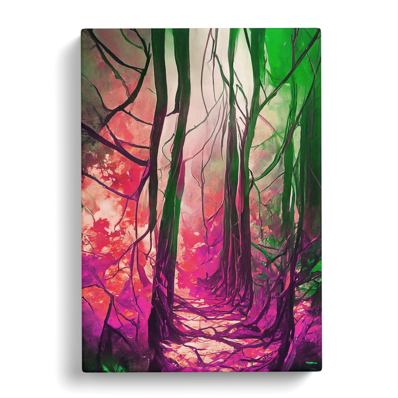 Forest No.4 - Wrapped Canvas Print, 50cm H x 35cm W