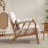 27.17" Wide Modern Upholstered Solid Wood Accent Chair With An Extra Pillow(Set of 6)-1051304274