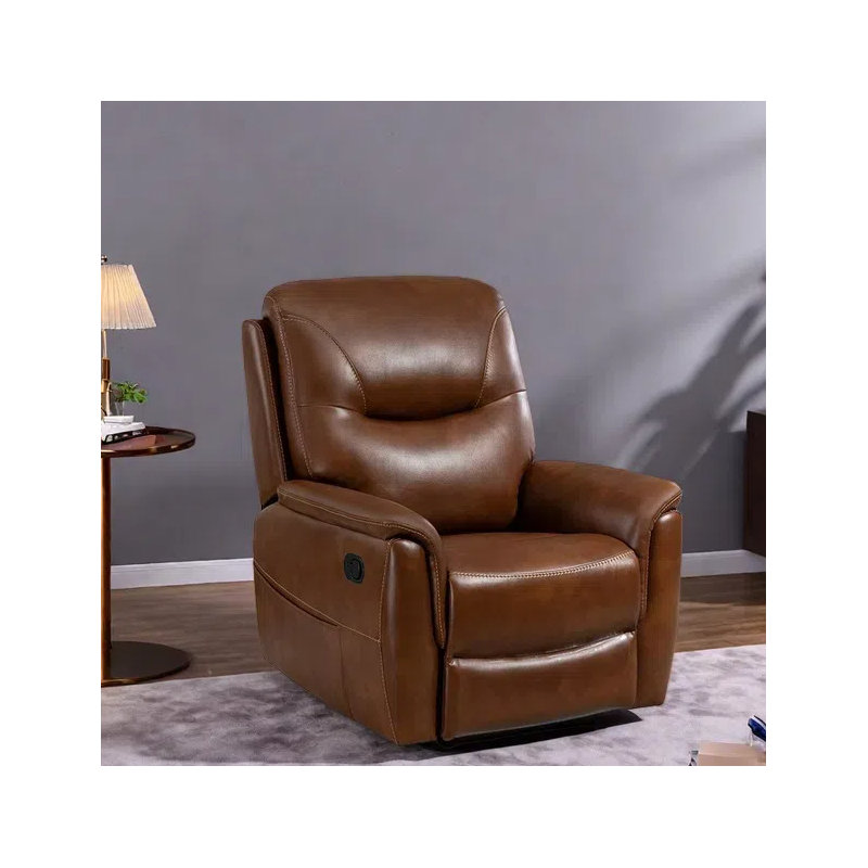 Keever, Dark Brown Faux Leather