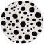 Tapis ivoire / noir Camey-484637448