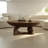 Modern simple round coffee table-104977303
