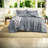 Soft Washed Microfiber Bedding Sets, Pleated Grid Twin Xl For Home