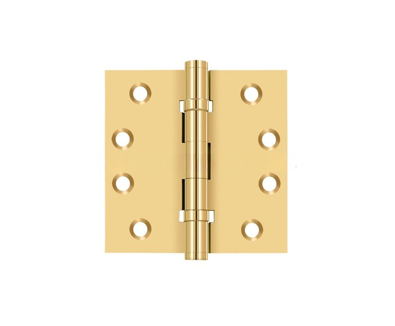 Butt Bearing Hinge, PVD Polished Brass