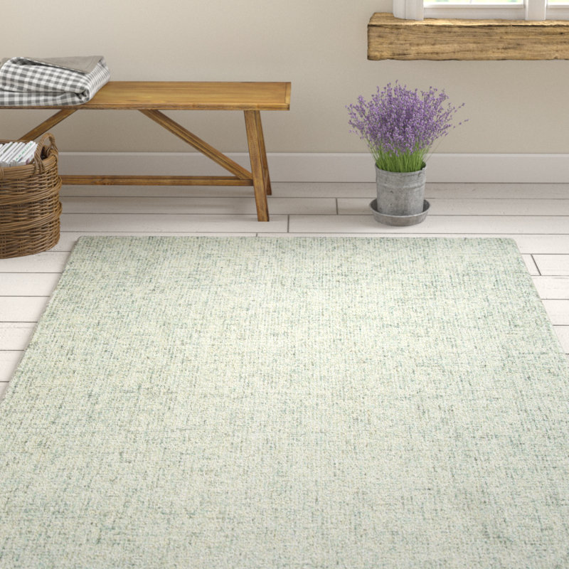 Tapis en laine touffeté à la main Britley, Rond 8 pi