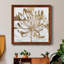 Toile encadrée de qualité supérieure Golden Gilt Bloom II - prête à être accrochée-744120010-744120052