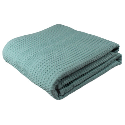 Waffle Bath Sheet – Extra Large, 100% Natural Cotton Super Absorbent & Quick Drying, Classic Style