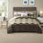 King Size Bedding Sets With Decorative Pillow, Softspun Polyester, Farmhouse Style