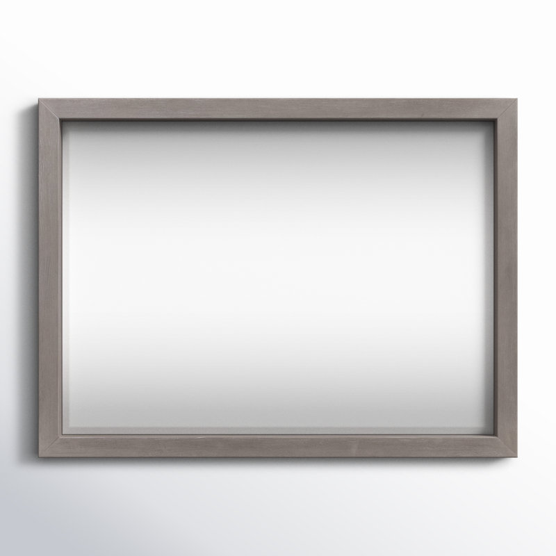 Eloise Wood Flat Mirror, Mineral
