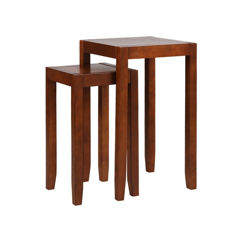 Solid Wood Nesting Tables, Walnut