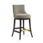 Tabouret de comptoir en chenille Lucia avec pieds en bois de hêtre-917623096-917623100
