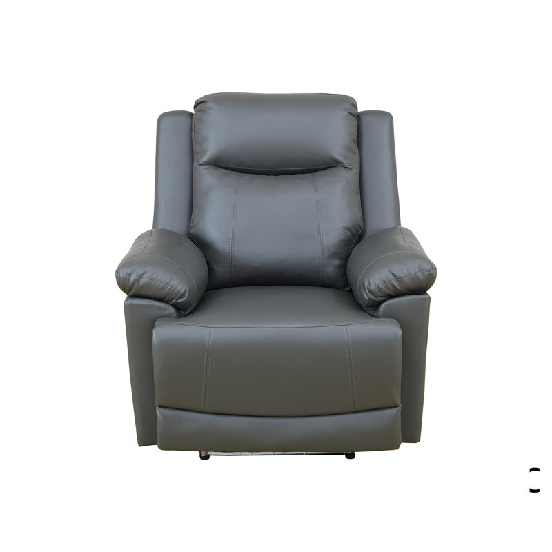 Siple 38" Breathing Leather Power Recliner Chair