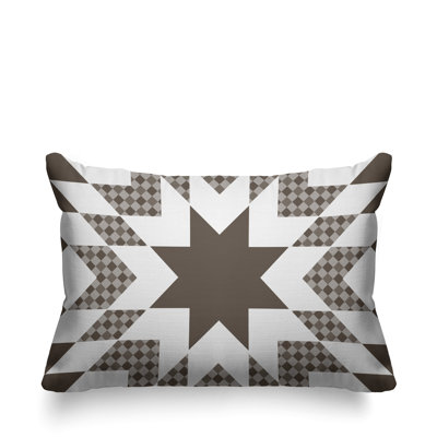 Outdoor Reversible Throw Pillow