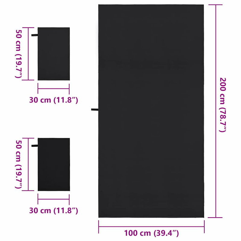 Mulit-Size Set, Black