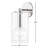 Adreille Steel Armed Sconce-203333108