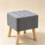 Linen Upholstered Bench-1524716464