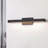 1-Light Black Linear Dimmable LED Outdoor Wall Sconce