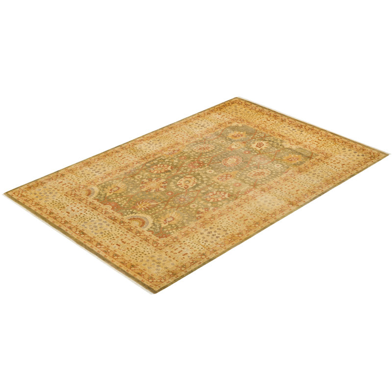 Classic One-of-a-Kind 6' 3" X 9' 6" Hand Knotted Area Rug