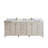 Chicago 84'' Double Bathroom Vanity with Quartz Top