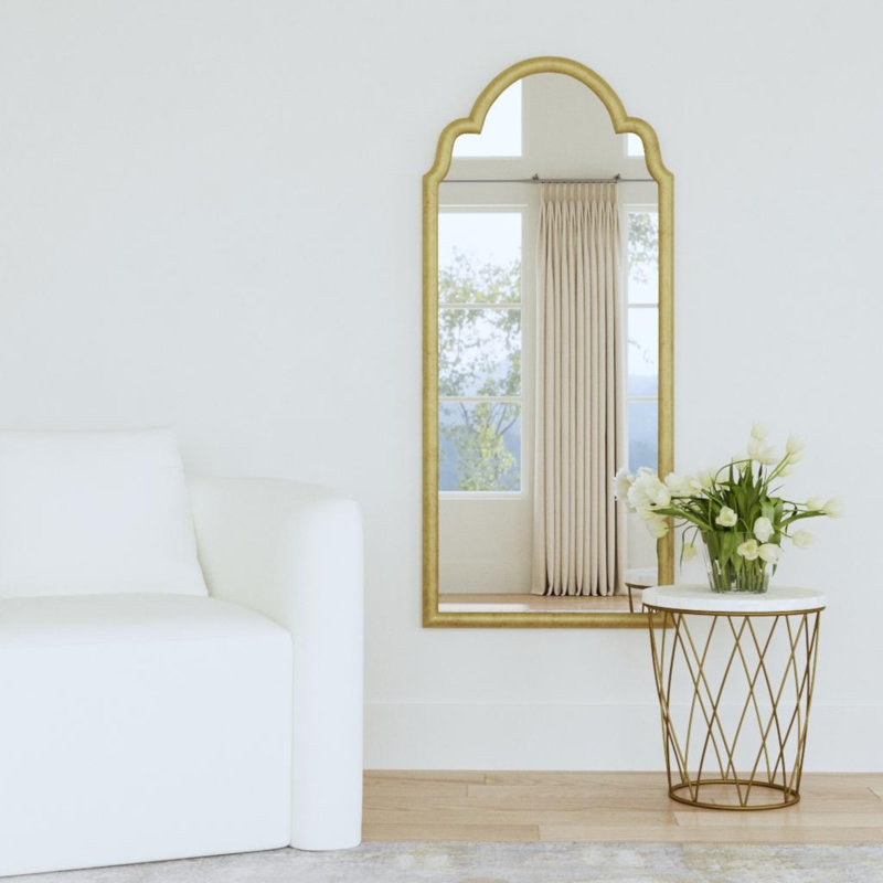 Ardrie Wood Flat Wall Mirror