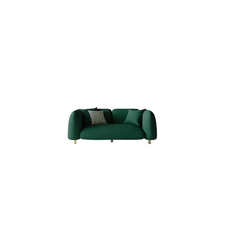 Canapé crème fraiche d'affilée, Vert, 2, H 27,56 po x l 66,93 po x P 32,28 po