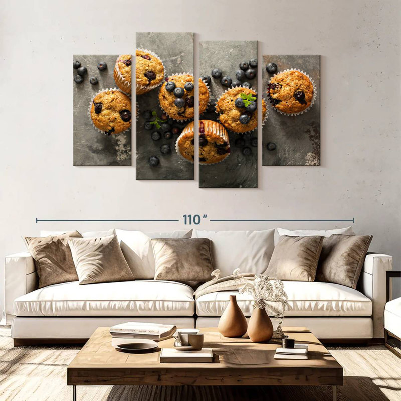 Yarlin Baked Blueberry Dessert, 54'' H x 84'' W