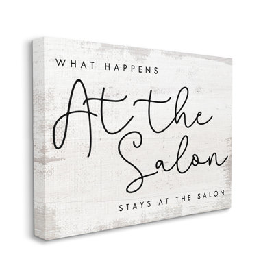 «What Happens At The Salon» Beauty Sentiments