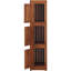 Sula Three-Level Teak Tower Floor Cabinet