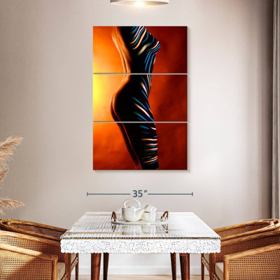 Streaked Sensual Silhouette
