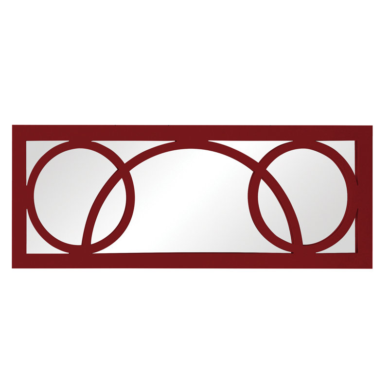 Rectangle Mirror, Burgundy