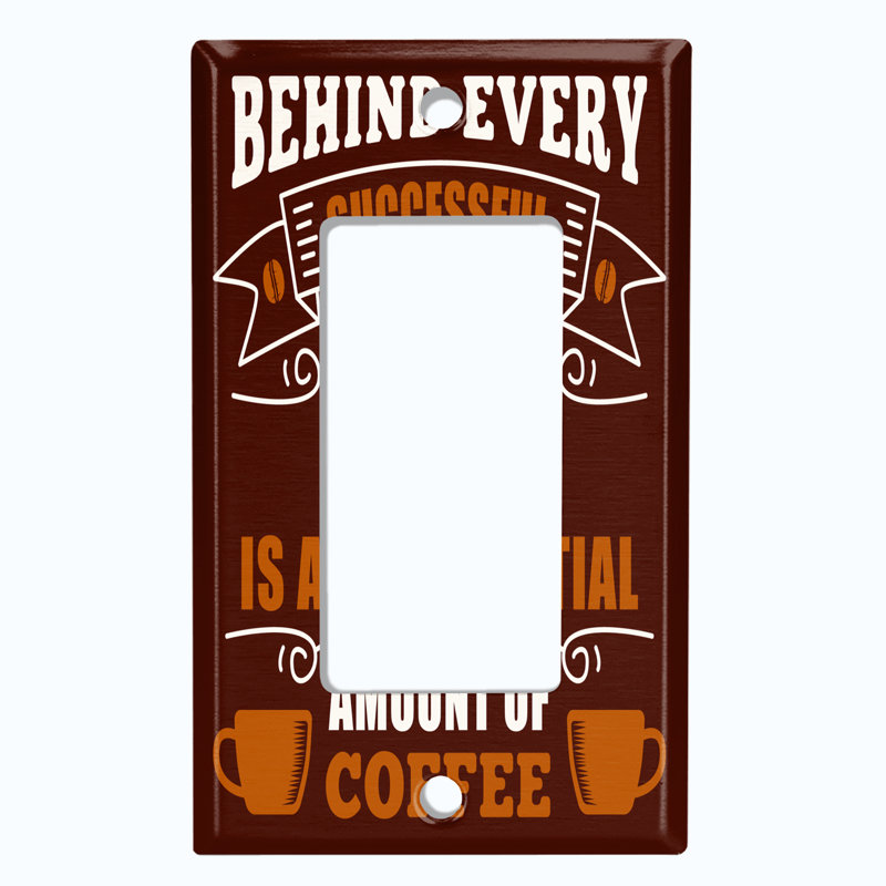 Plaque murale berçante Be-Be-Every Coffee Coffee