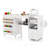 Folding Sewing Table Charging Station Multifunctional Sewing Machine Cart Table