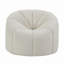 Fauteuil demi-tonneau en velours 38 po Dituri