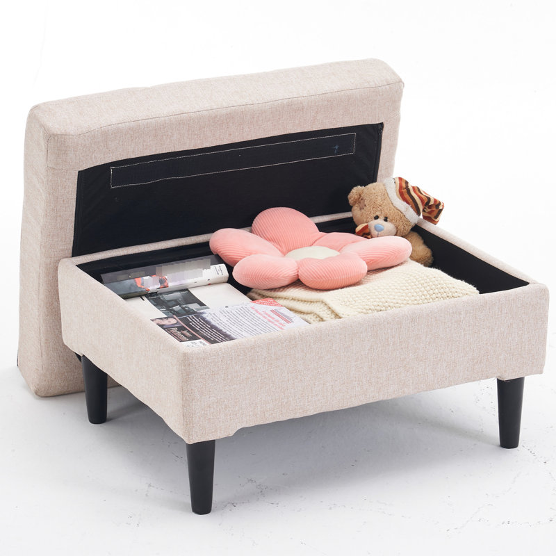 Beige rembourré simple avec - Détente, porte-gobelets, pour la décoration de la chambre à coucher et le fauteuil